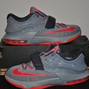 Nike Kevin Durant KD 7 Gray Shoes Size 6 Y Calm Before the Storm 669942-001